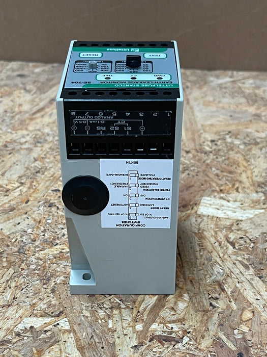 Littelfuse – SE‑704‑0D – Earth‑Leakage Monitor, 12–24 V DC Supply