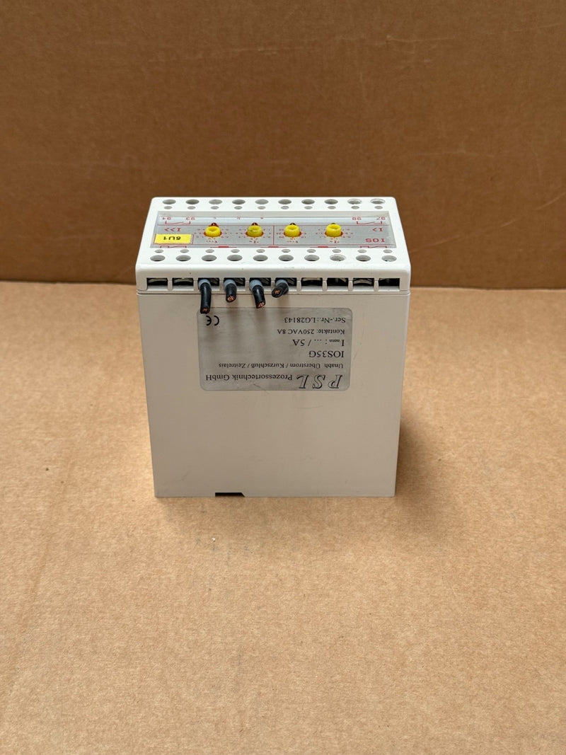 PSL – IOS35G – 5 A Independent Overcurrent/Short‑Circuit Time Relay, DIN‑R