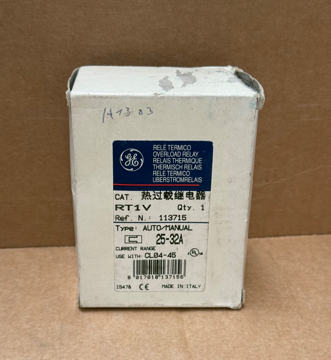 GE – RT1V (113715) – Thermal Overload Relay, 25–32 A, Class 10