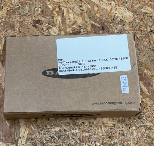 Banner - QS30FF200Q - Fixed-Field Photoelectric Sensor 200 mm NPN/PNP, M12