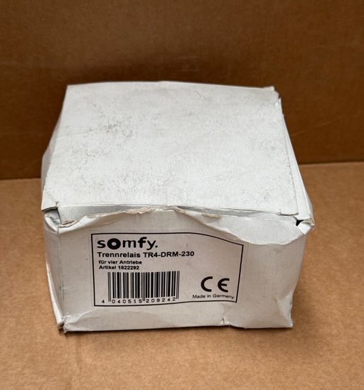 Somfy – TR4‑DRM‑230 (1822292) – 4‑Motor DIN‑Rail Isolator Relay, 230 VAC