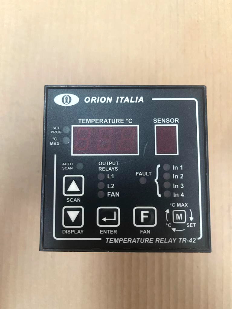 ORION ITALIA Transformer Temperature Control Monitoring Relay TR42 - TR-42S1