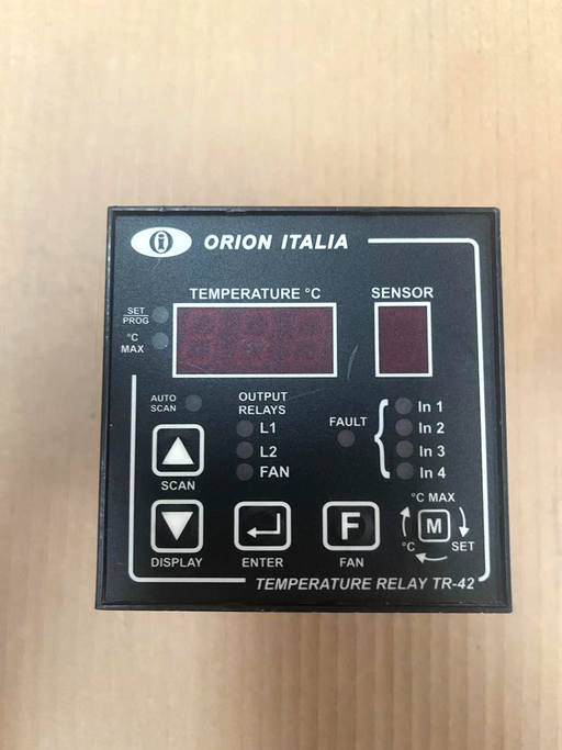 ORION ITALIA Transformer Temperature Control Monitoring Relay TR42 - TR-42S1