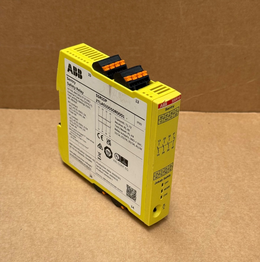 ABB – 2TLA010050R0001 – SENTRY SSR10P Safety Relay, 3NO+1NC, 24 VDC