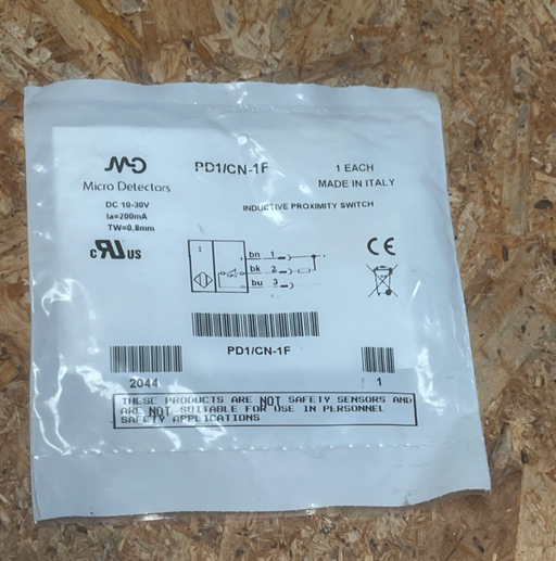 Micro Detectors – PD1/CN‑1F – M5 Miniature Inductive Proximity Sensor