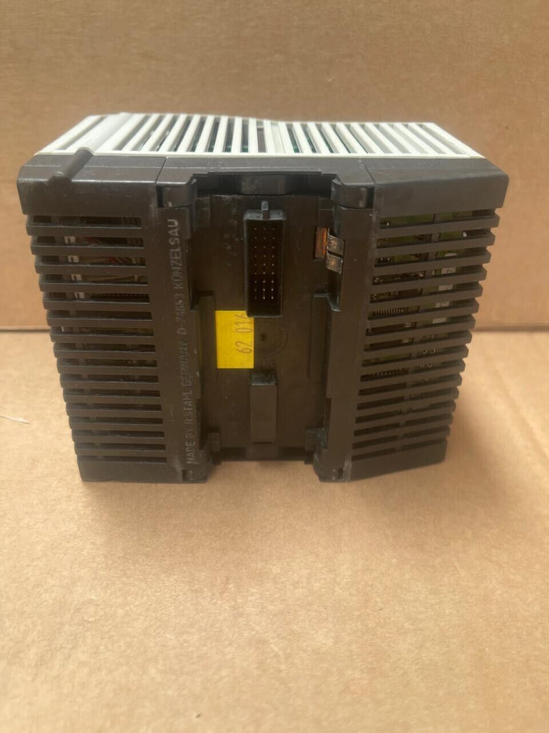 R. STAHL - 9440/15-01-11-C1243 - Remote I/O IS1 CPU Power Module ...