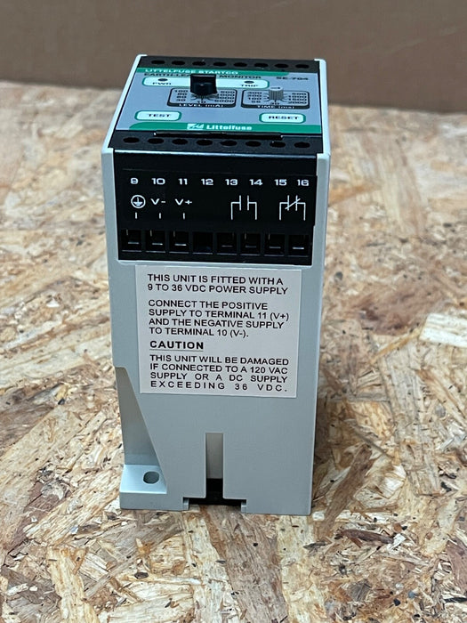 Littelfuse – SE‑704‑0D – Earth‑Leakage Monitor, 12–24 V DC Supply