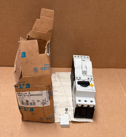 Eaton – MSC‑D‑10‑M9 – DOL Motor Starter 6.3‑10 A Overload, 24 VDC Coil