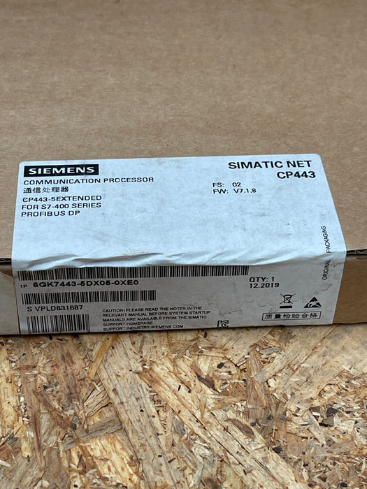 Siemens - 6GK7443-5DX05-0XE0 - CP 443-5 Extended Communication Processor
