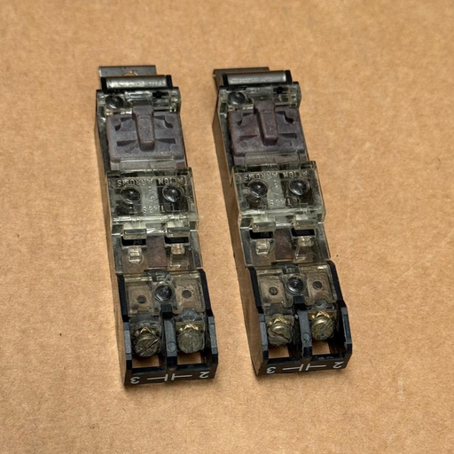 2PCs Allen‑Bradley – 595‑A – Auxiliary Contact Block, Side‑Mount