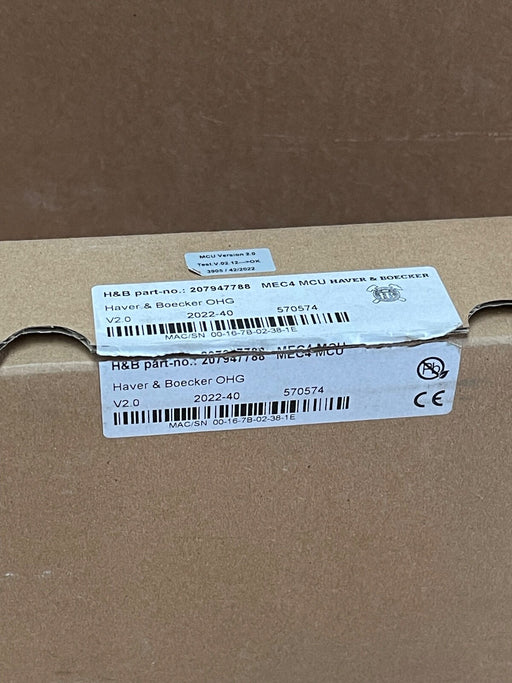 Haver & Boecker - 207947788 - MEC4 MCU Control Unit