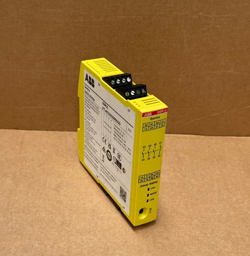 ABB – 2TLA010050R0000 – SENTRY SSR10 Safety Relay, 3NO+1NC, 24 VDC, DIN‑Rail