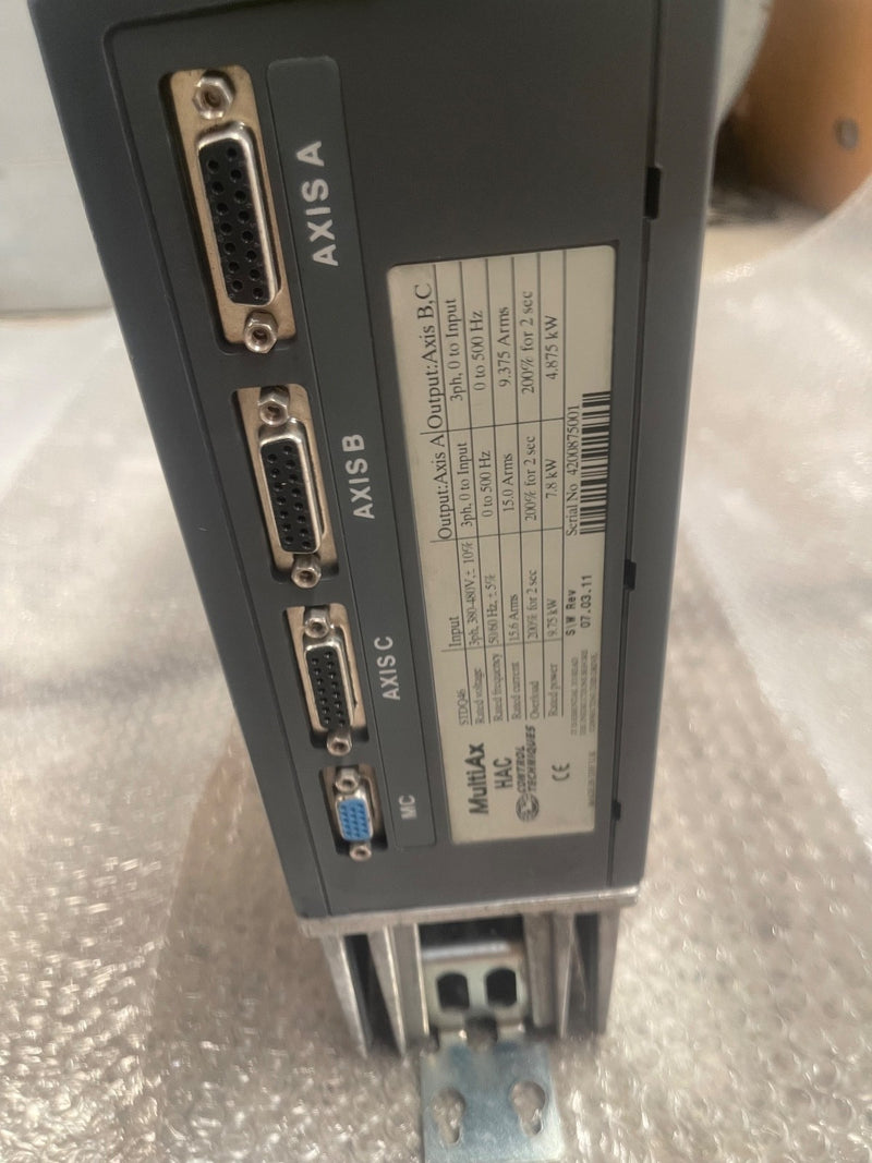 Control Techniques – HAC STDQ46 – MultiAx 3-Axis Servo Drive