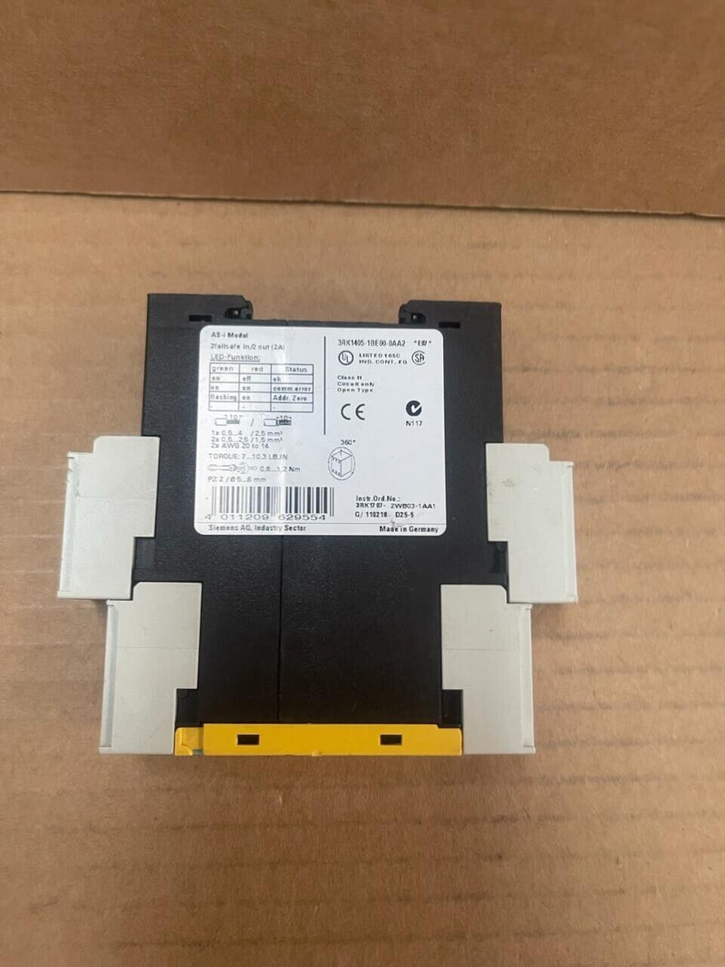 SIEMENS - 3RK1405-1BE00-0AA2 - ASIsafe Unit