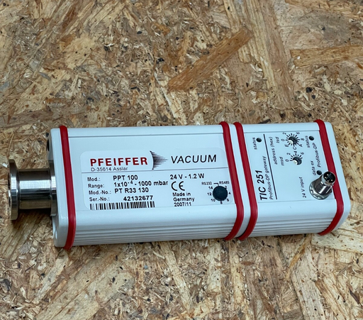 Pfeiffer – PPT100 PTR33130 – Digital Pirani Vacuum Transmitter, 1×10⁻³ to 1000mb