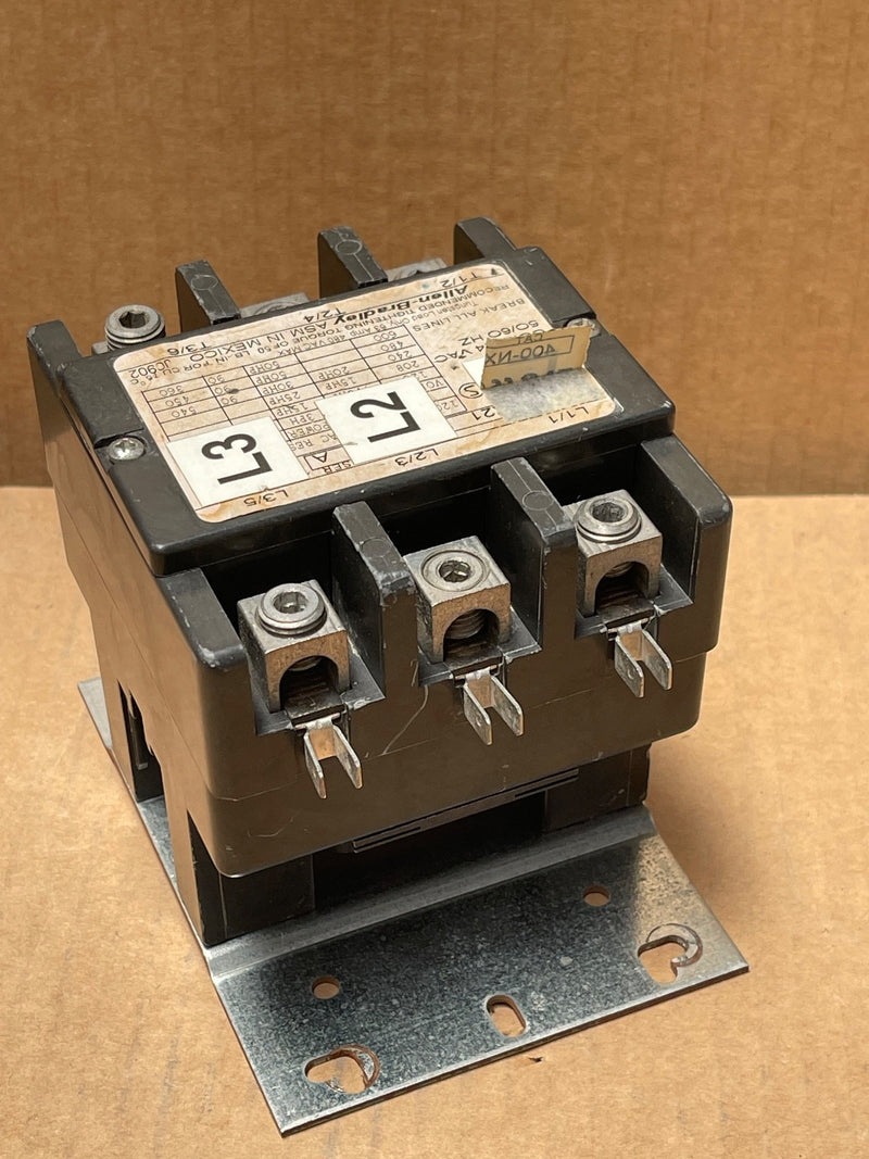 Allen‑Bradley – 400‑NX21 – 3‑Pole Definite Purpose Contactor 90 A 24 VAC Coil