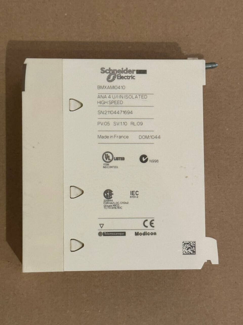 Schneider ELectric Modion BMXAMI0410 ANA 4 U/I IN ISOLATED HIGH SPEED