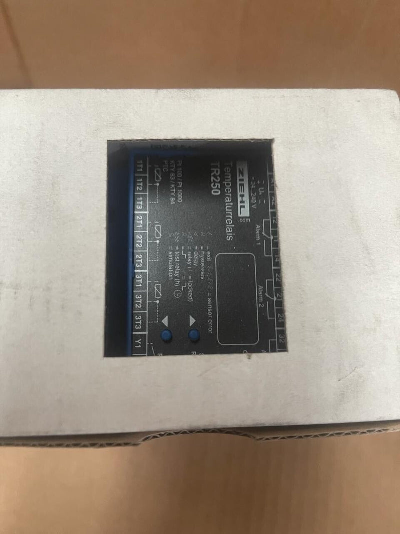 ZIEHL - TR250 - T224190 - Temperature Relais PT100 - Digital Monitoring
