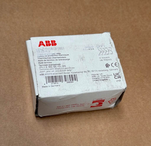 ABB – 1SAZ721201R1035 – TF42‑4.2 Thermal Overload Relay, 3.1–4.2 A, 3‑Pole