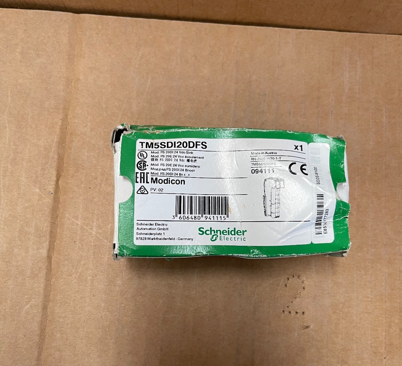 Schneider Electric – TM5SDI20DFS – Modicon TM5 Safety Digital Input Module