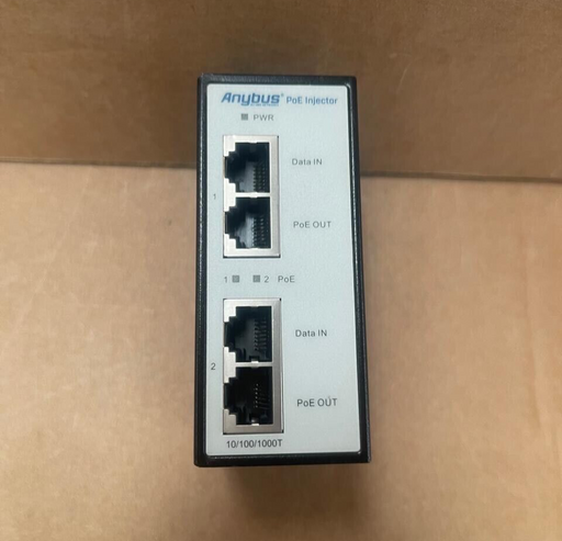 Anybus - AWB4006-B - Power over Ethernet (PoE) Injector 12-57VDC