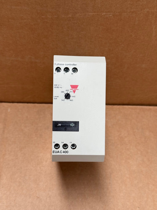 Carlo Gavazzi – EUA C 400 – 3‑Phase Voltage/Sequence Control Relay, DIN‑Rail