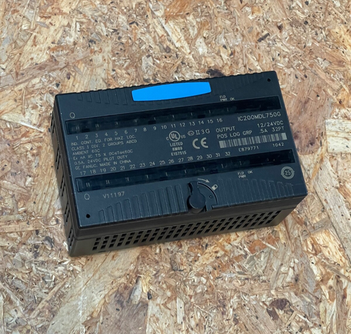 GE Fanuc – IC200MDL750G – VersaMax 32‑Point 12/24 VDC Discrete Output Module
