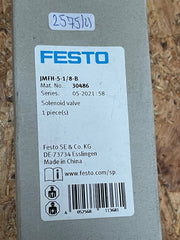 Festo - JMFH-5-1/8-B - 5/2 Bistable Solenoid Valve, G1/8”, 1000 L/min - 30486