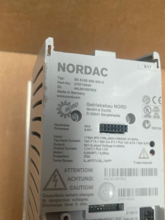 NORD - SK 510E-250-323-A - NORDAC PRO Frequency Inverter
