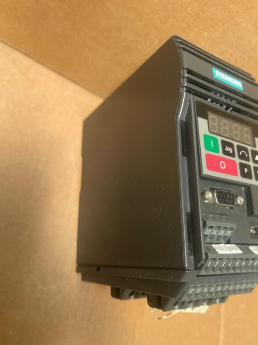Siemens - 6SE3212-1BA40 - MICROMASTER Vector Drive 0.37kW 1AC 230V with EMC Filt