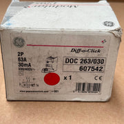 Schneider Electric (GE) – DOC 263/030 – 63 A 30 mA Add‑On RCD Module