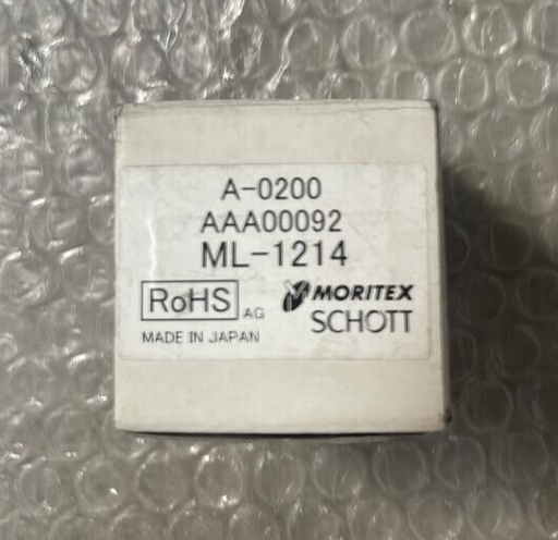 MORITEX SCHOTT, ML-1214 CCTV monitor lenses A-0200 AAA00092