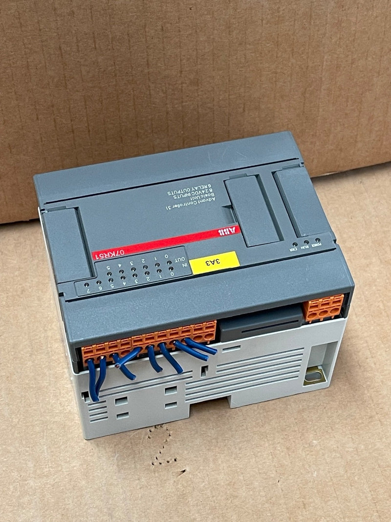ABB – 1SBP260010R1001 – 07KR51 Basic Unit PLC 8DI/6DO‑Rel., 24 VDC