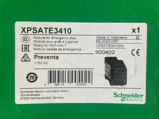 Schneider Electric Preventa XPSATE3410 Module for emergency stop