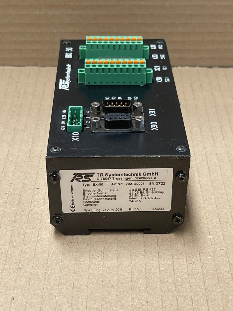 Ssi Points Module TR Systemtechnik – IBX-50 – Encoder Interface Module (SSI / RS-422) 24 ...