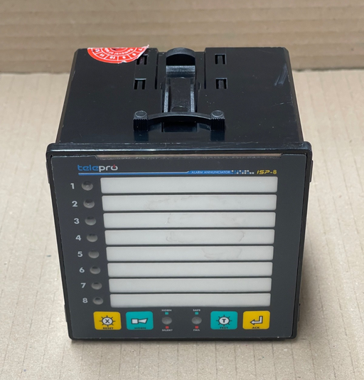 Telepro Enerji – ISP‑8‑SX‑DC110/220 – 8‑Channel Programmable Alarm Annunciator