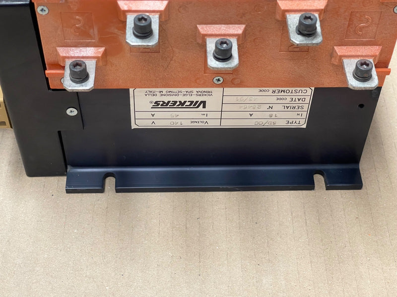 Vickers – SD‑CC 170V 45A – Industrial DC Motor Drive Controller (4ª Serie)