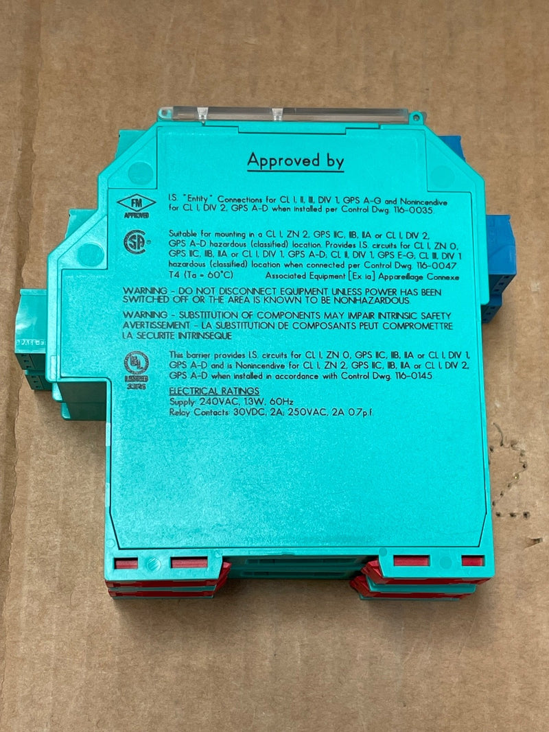 Pepperl+Fuchs – KFA6‑SR2‑Ex2.W.IR (107093) – 2‑Channel Isolated Switch Amplifier