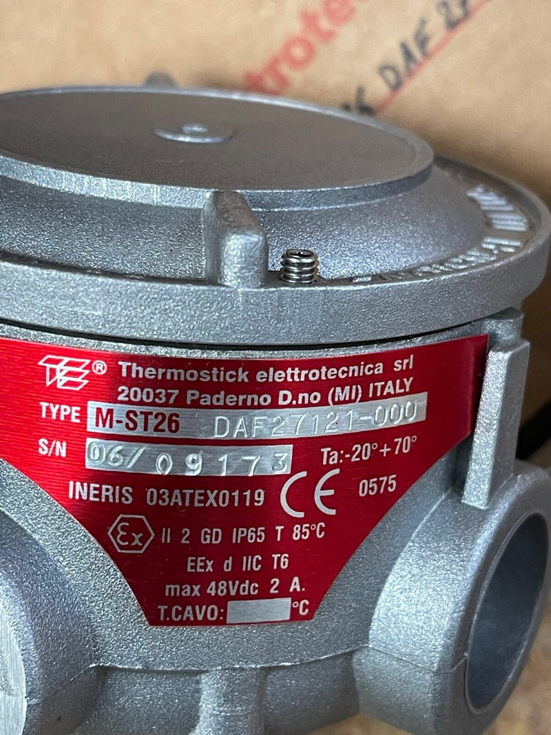 Thermostick Elettrotecnica – M‑ST26 DAF 27121‑000 – ATEX Rated Detect‑A‑Fire