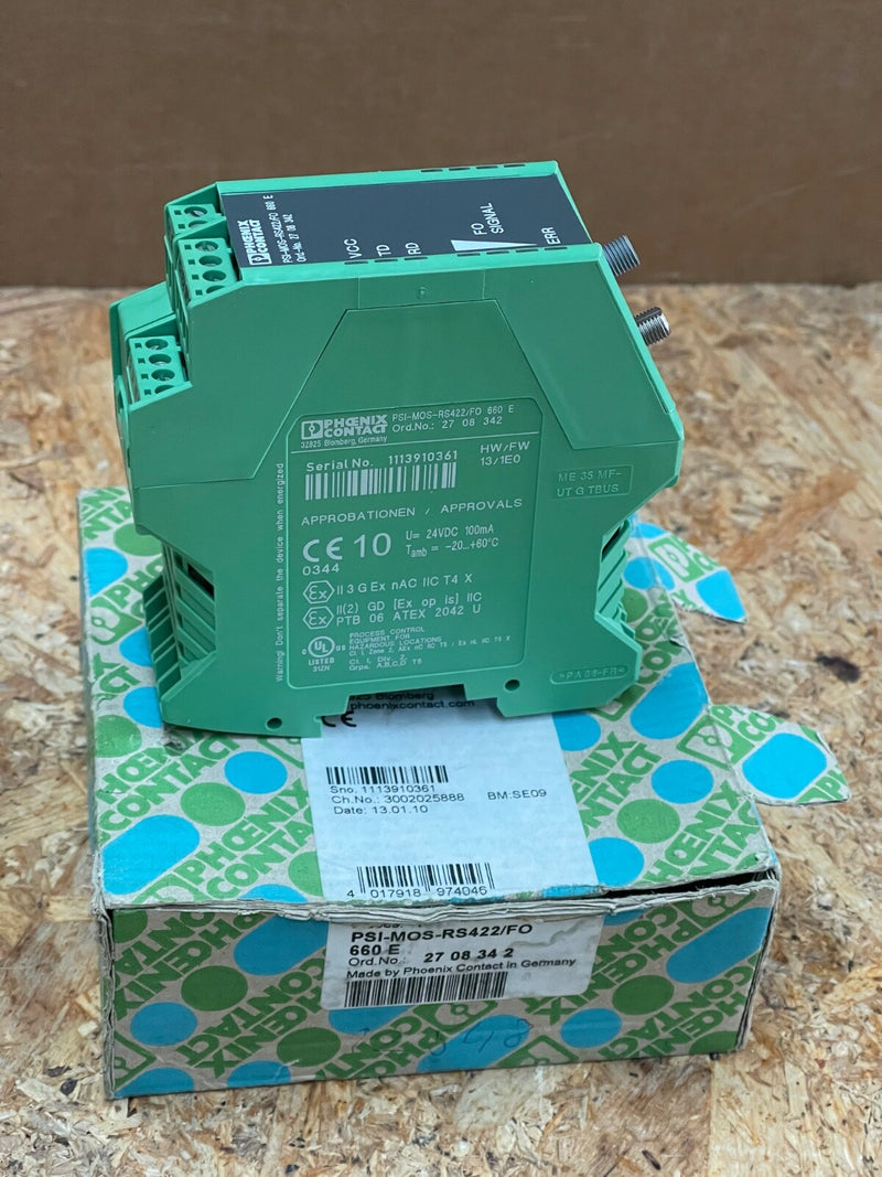 Phoenix Contact – 2708342 (PSI‑MOS‑RS422/FO 660 E) – RS‑422/RS‑485