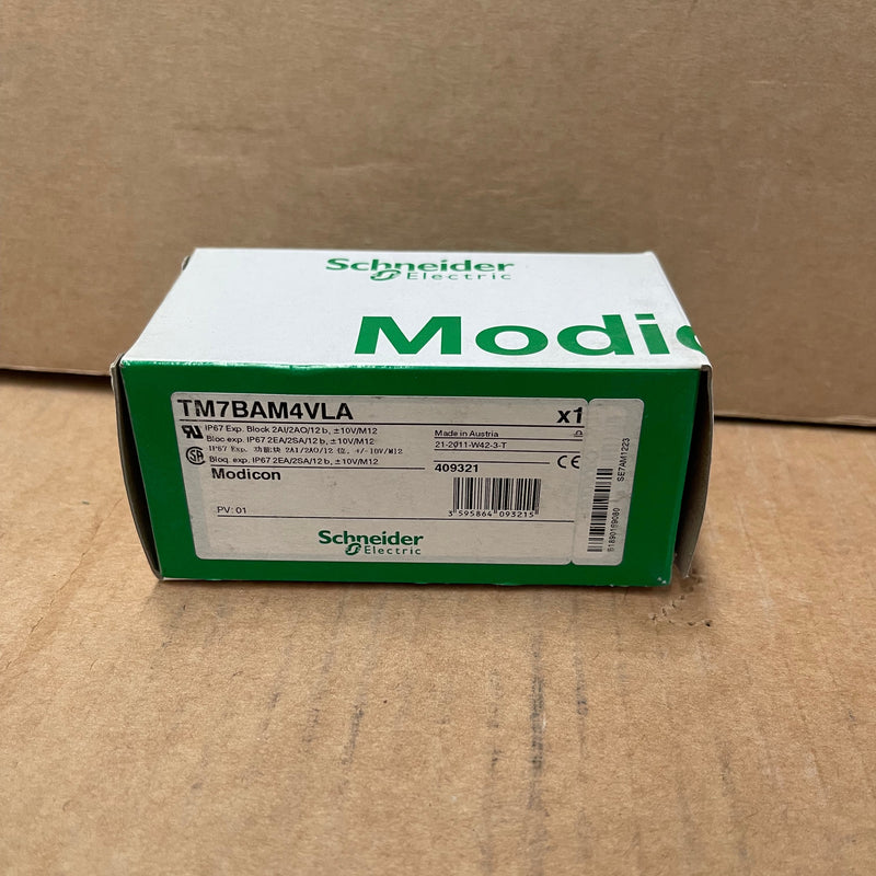 Schneider Electric, TM7BAM4VLA, Modicon IP67 Exp Block 2AI/2AO/12b