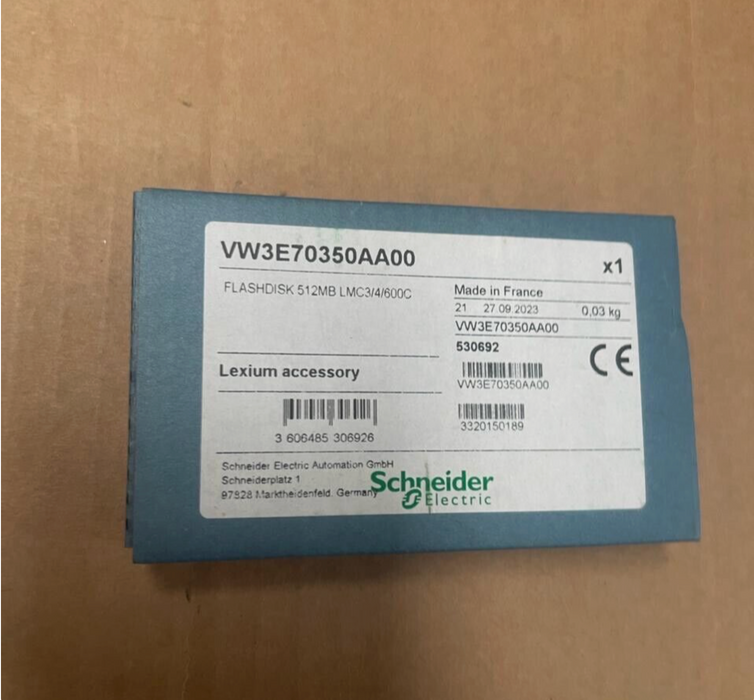 Schneider Electric Lexium Accessory - VW3E70350AA00 - Flashdisk 512MB LMC3/4/600